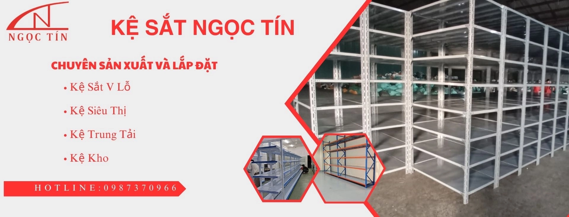 Kệ sắt Ngọc Tín