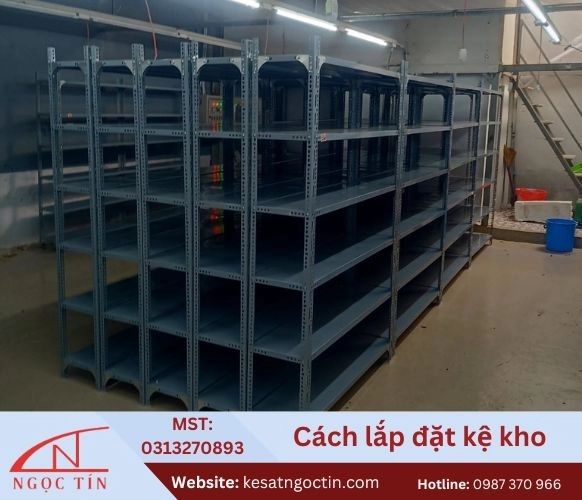 Cách lắp đặt kệ kho đơn giản chi tiết hiệu quả tại nhà