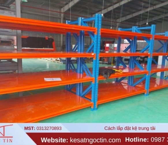 Hướng dẫn cách lắp đặt kệ trung tải 