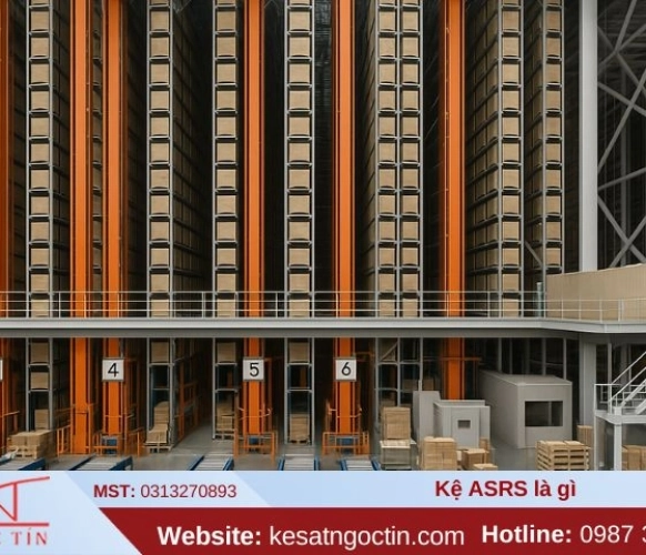 Kệ ASRS là gì? Ứng dụng kệ kho tự động trong lưu trữ 