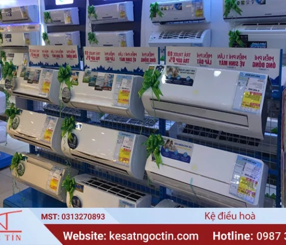 Kệ trưng bày điều hoà BỀN ĐẸP được ưa chuộng
