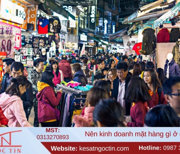 Nên kinh doanh mặt hàng gì ở chợ