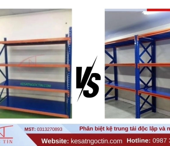 Phân biệt kệ trung tải độc lập và nối tiếp chi tiết dễ lựa chọn