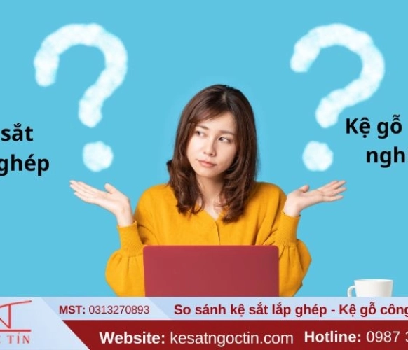 So sánh kệ sắt lắp ghép và kệ gỗ công nghiệp chi tiết ĐẦY ĐỦ