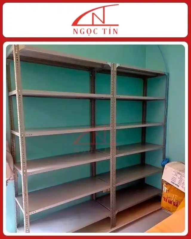 Kệ V Lỗ 6 Tầng NTKSVL87 Dài 1m x Rộng 0.4m x Cao 2.4m