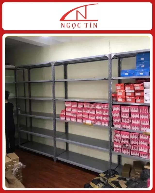 Kệ V Lỗ 6 Tầng NTKSVL83 Dài 1m x Rộng 0.3m x Cao 2.4m