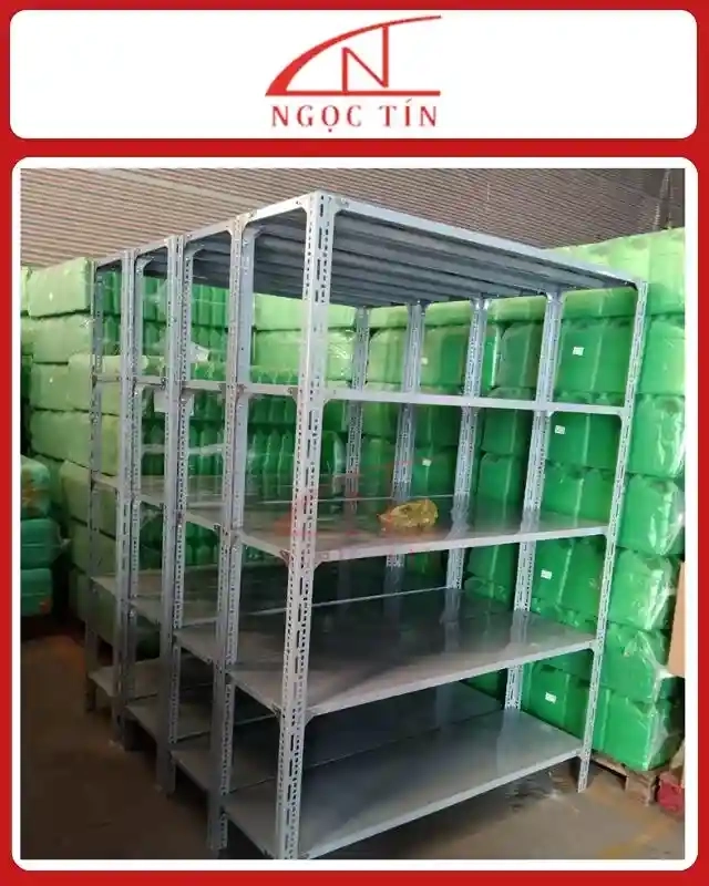 Kệ V Lỗ 5 Tầng NTKSVL509 Dài 1.2m x Rộng 0.3m x Cao 2m