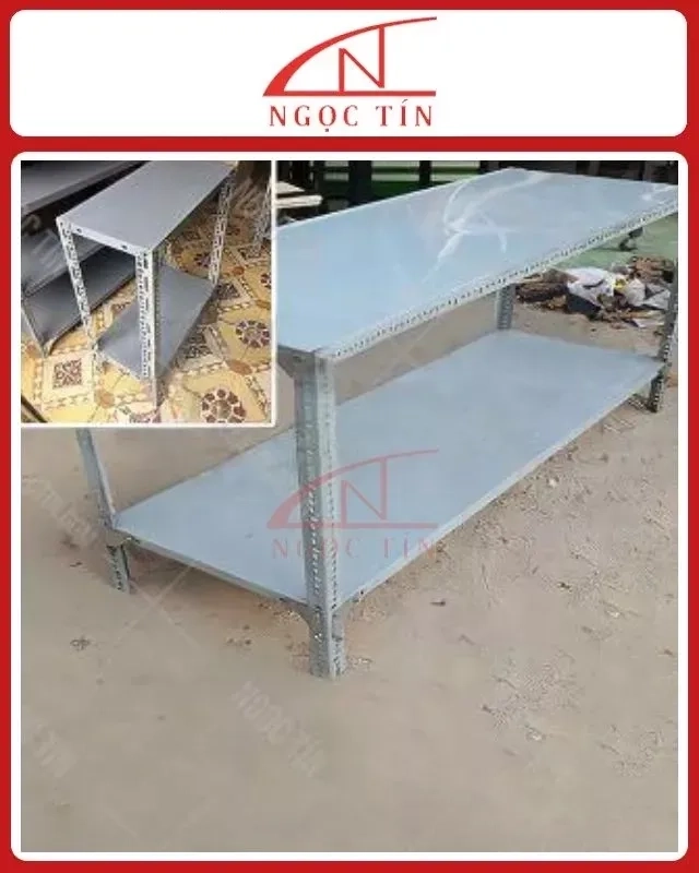 Kệ V Lỗ 2 Tầng NTKSVL24 Dài 0.6m x Rộng 0.3m x Cao 1.2m