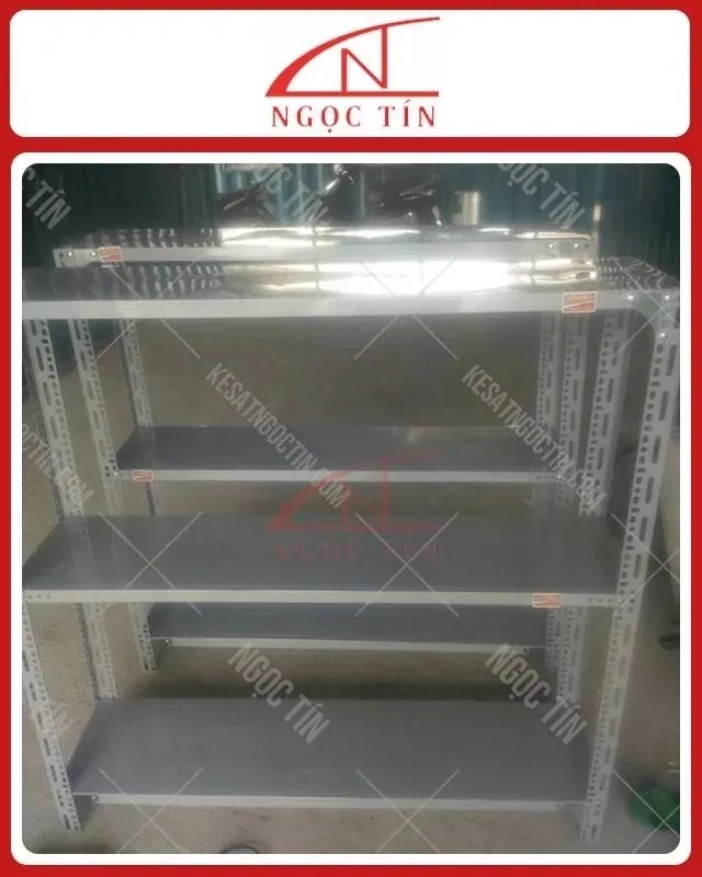 Kệ Sắt V Lỗ 3 Tầng NTKSVL36 Dài 1m x Rộng 0.4m x Cao 1.5m
