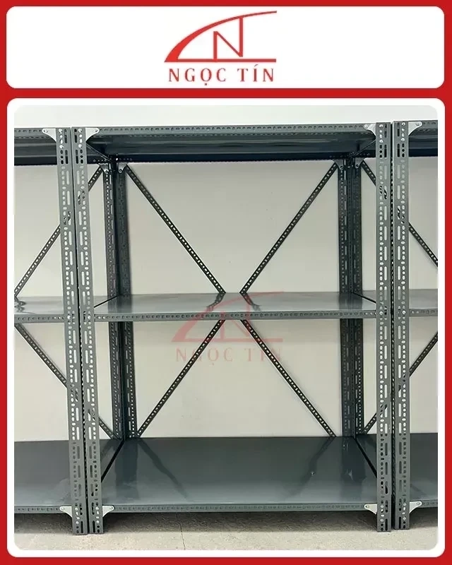 Kệ V Lỗ 3 Tầng NTKSVL388 Dài 1.2m x Rộng 0.6m x Cao 1.8m