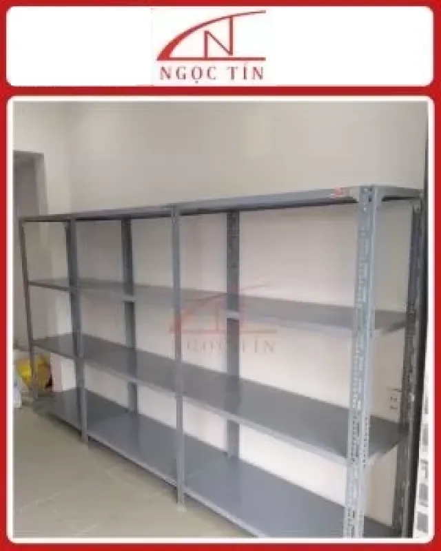 Kệ Sắt V Lỗ 4 Tầng NTKSVL49 Dài 0.8m x Rộng 0.4m x Cao 1.5m