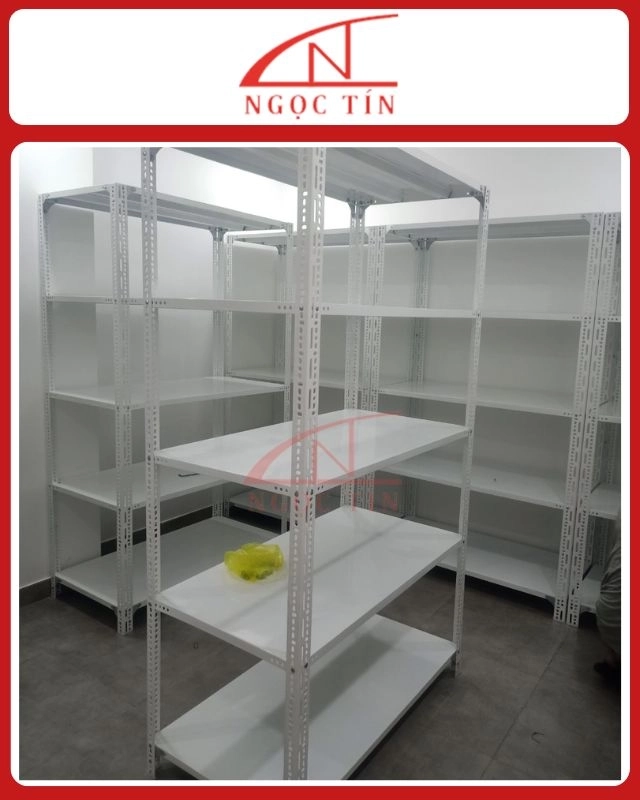 Kệ V Lỗ 5 Tầng NTKSVL61 Dài 1.2m x Rộng 0.4m x Cao 2m