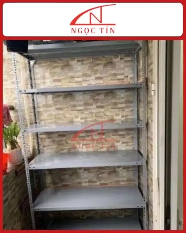 Kệ V Lỗ 6 Tầng NTKSVL88 Dài 0.8m x Rộng 0.3m x Cao 2.4m