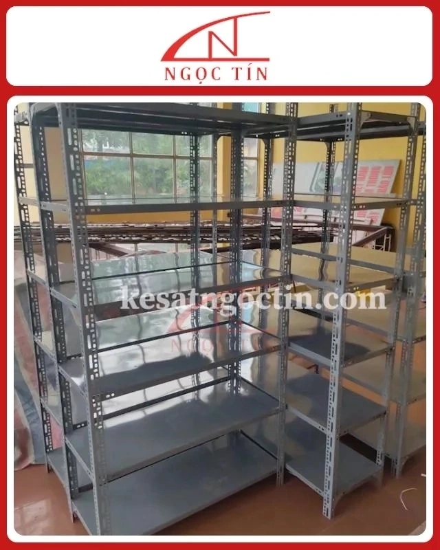 Kệ V Lỗ 6 Tầng KSNT602 Dài 1m x Rộng 0.3m x Cao 2.4m