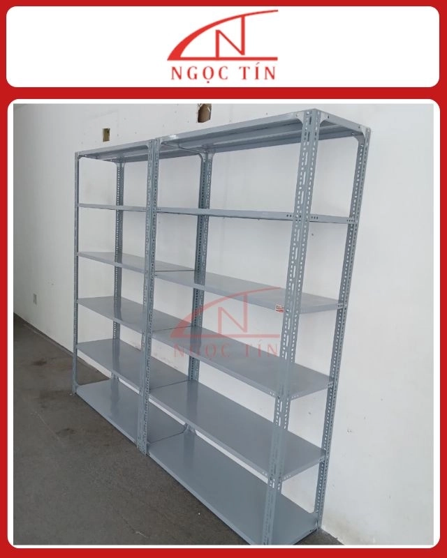 Kệ V Lỗ 6 Tầng NTKSVL72 Dài 1m x Rộng 0.4m x Cao 2.4m