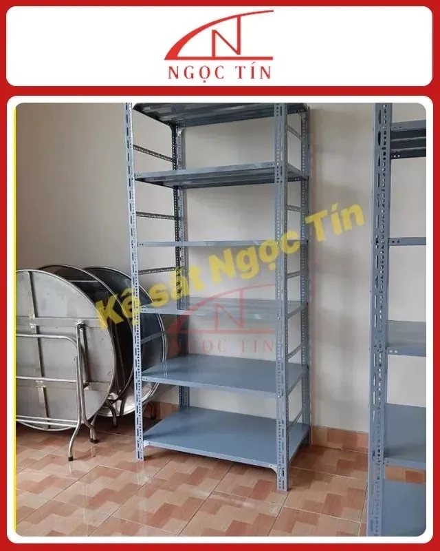 Kệ V Lỗ 6 Tầng NTKSVL85 Dài 0.8m x Rộng 0.4m x Cao 2.4m