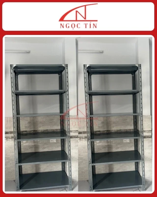 Kệ V Lỗ 6 Tầng NTKSVL91 Dài 0.8m x Rộng 0.4m x Cao 2.4m