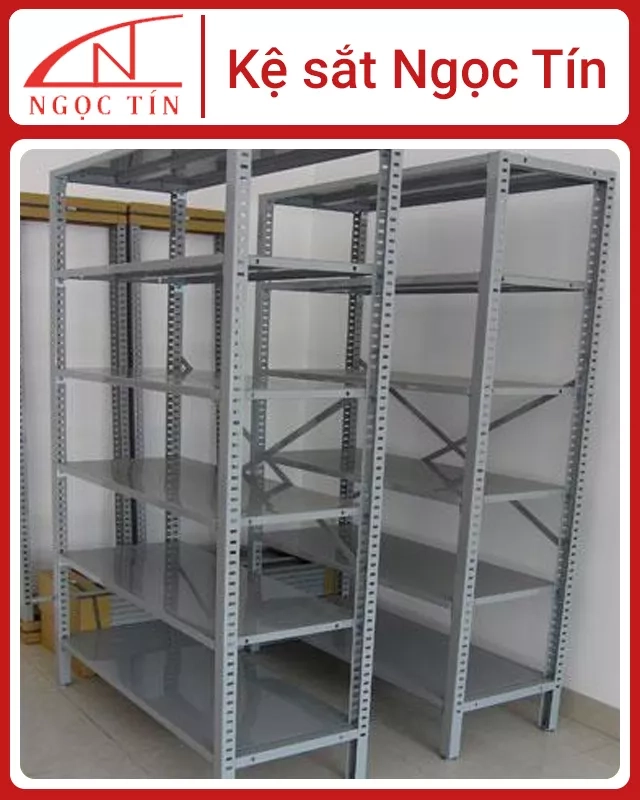 Kệ sắt v lỗ chuyên dụng 6 tầng NTKSVL82