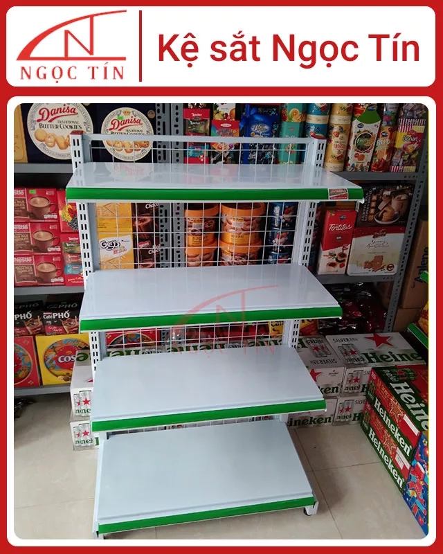 Kệ Siêu Thị Đơn 4 Tầng NTKST28