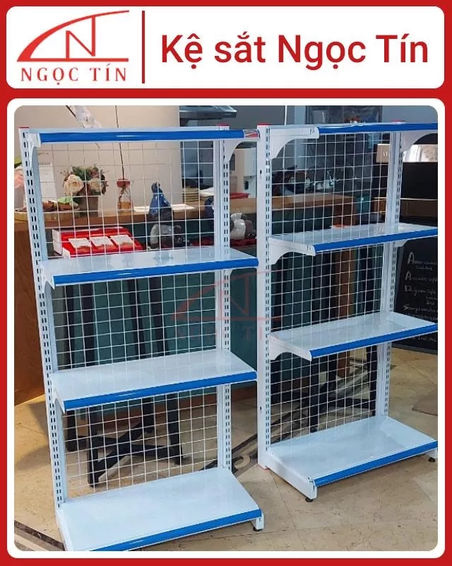 Kệ Đơn Lưng Lưới 4 Tầng NTKST47