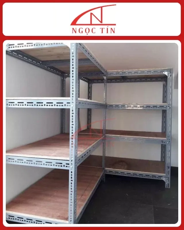 Kệ V Lỗ 4 Tầng NTLV06 Dài 1.2m x Rộng 0.4m x Cao 2m