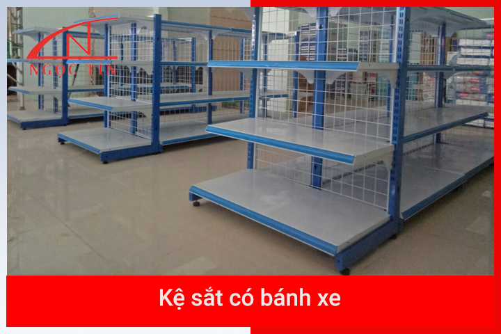 Ưu điểm và ứng dụng của kệ sắt có bánh xe Ưu điểm và ứng dụng của kệ sắt có bánh xe