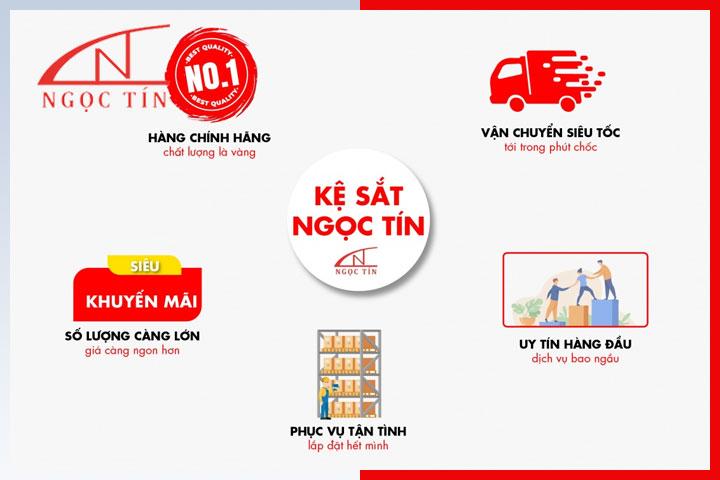 Ngọc Tín doanh nghiệp hàng đầu về sản xuất kệ sắt v lỗ quận 12