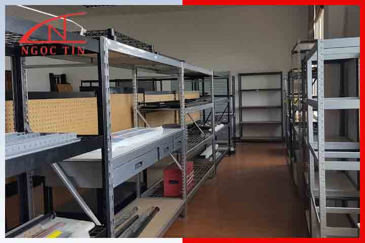 Các loại kệ sắt v lỗ quận 4 phổ biến hiện nay