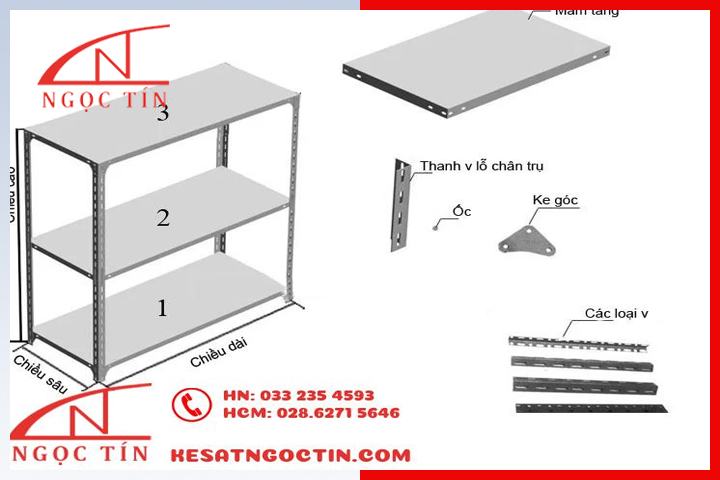 Cấu tạo và kích thước chuẩn của mẫu kệ sắt v lỗ quận Thủ Đức Cấu tạo và kích thước chuẩn của mẫu kệ sắt v lỗ quận Thủ Đức