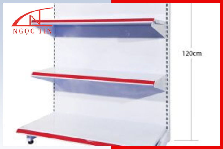 Giá siêu thị tôn liền trưng bày siêu thị