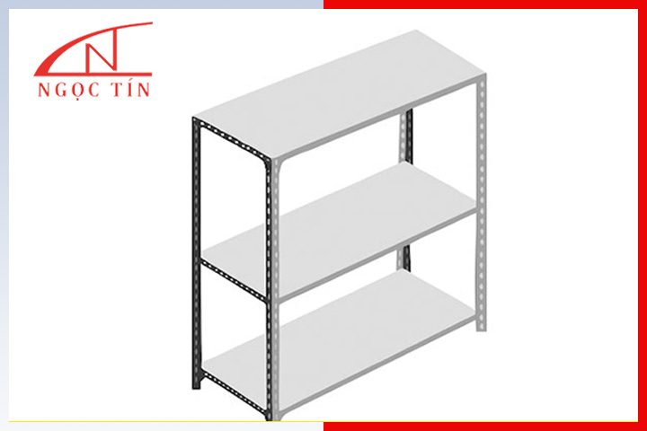 Kệ sắt v lỗ 3 tầng để tài liệu NTKSVL36 Kệ sắt v lỗ 3 tầng để tài liệu NTKSVL36