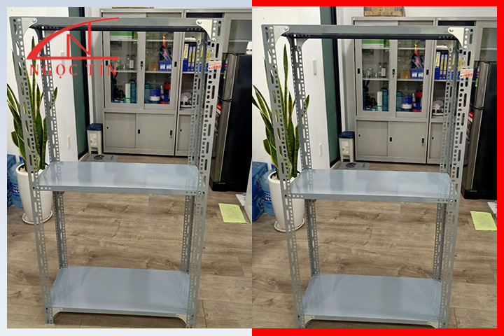 Ưu điểm kệ sắt V lỗ 3 tầng giá tốt tại Ngọc Tín