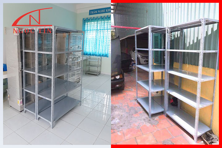 Cấu tạo kệ sắt v lỗ 5 tầng NTKSVL505 Cấu tạo kệ sắt v lỗ 5 tầng NTKSVL505