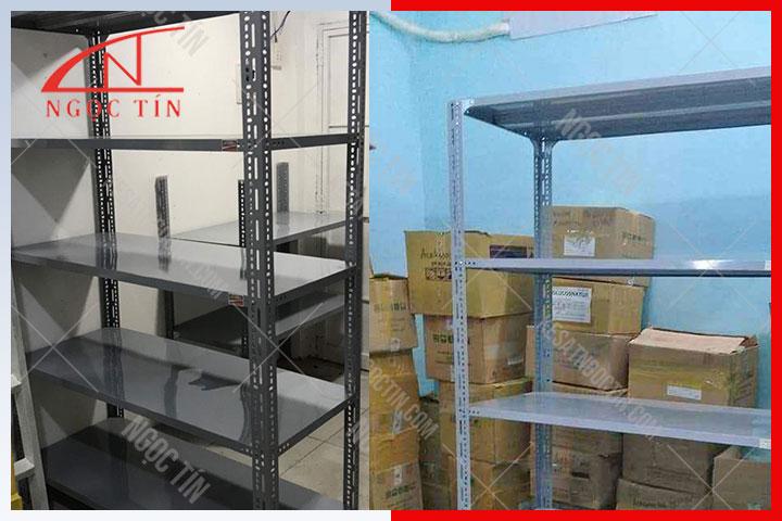 Ưu điểm kệ sắt v lỗ 5 tầng chịu lực NTKSVL54 Ưu điểm kệ sắt v lỗ 5 tầng chịu lực NTKSVL54