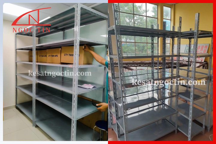Kệ sắt V lỗ 6 tầng KSNT602 (2)