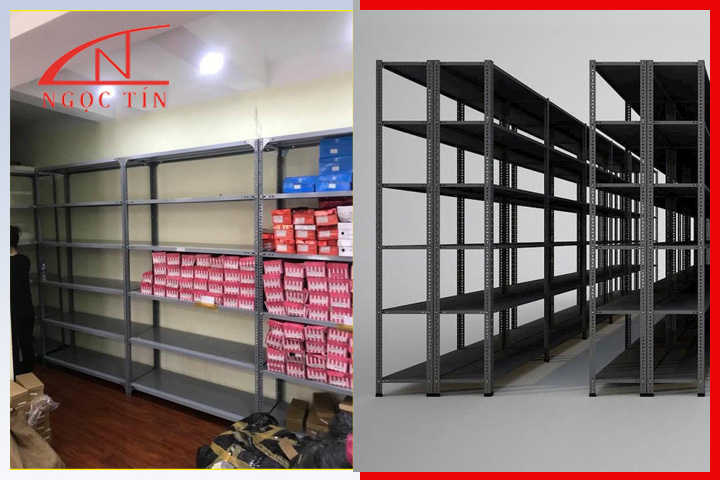 kệ sắt v lỗ 6 tầng NTKSVL83 kệ sắt v lỗ 6 tầng NTKSVL83