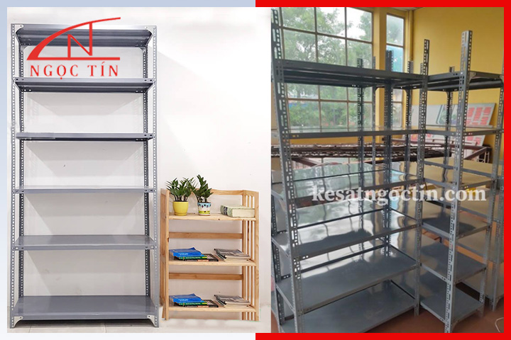 Kệ sắt V lỗ 6 tầng KSNT602