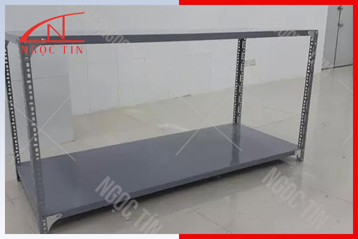 Kệ sắt v lỗ 2 tầng để tài liệu NTKSVL26 Kệ sắt v lỗ 2 tầng để tài liệu NTKSVL26