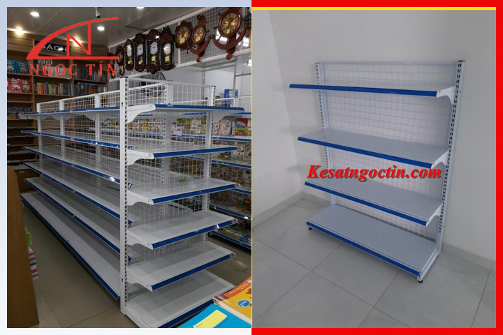 Kệ siêu thị tole đục lỗ