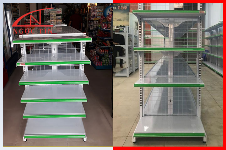 Kệ siêu thị chính hãng NTKST 23 cơ khí Ngọc Tín