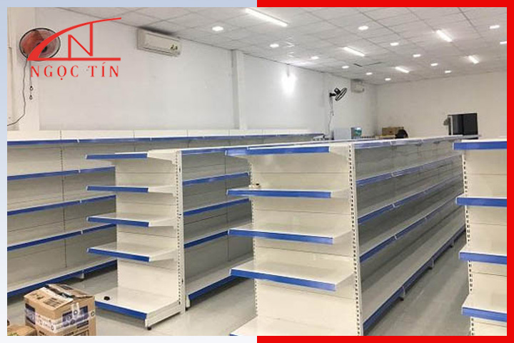 Kệ siêu thị đôi tôn liền Kệ siêu thị đôi tôn liền