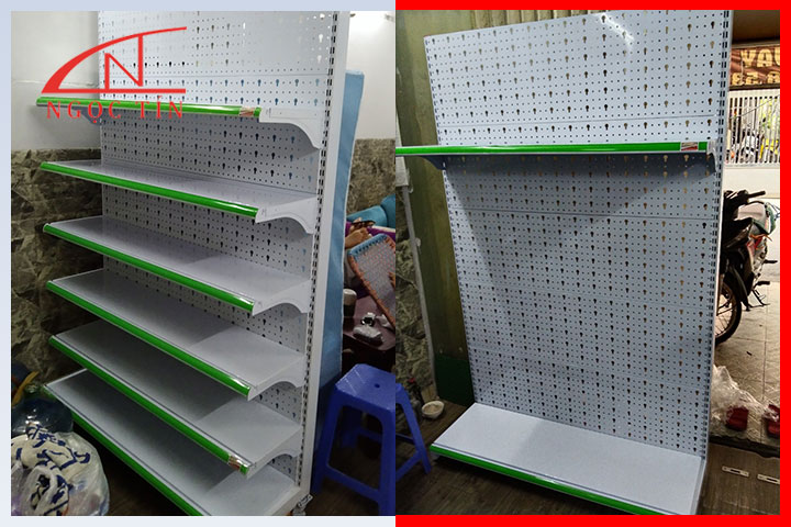 Kệ siêu thị lưng tôn lỗ giá tốt công ty Ngọc Tín Kệ siêu thị lưng tôn lỗ giá tốt công ty Ngọc Tín