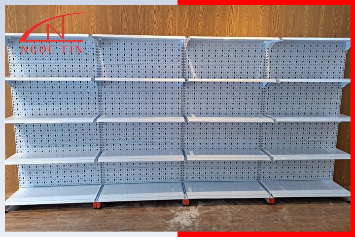 Kệ siêu thị tôn lỗ giá rẻ cơ khí Ngọc Tín