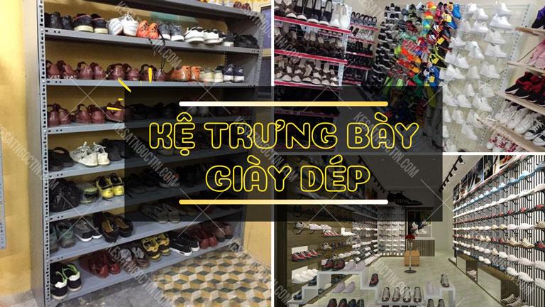 kệ trưng bày giày dép kệ trưng bày giày dép